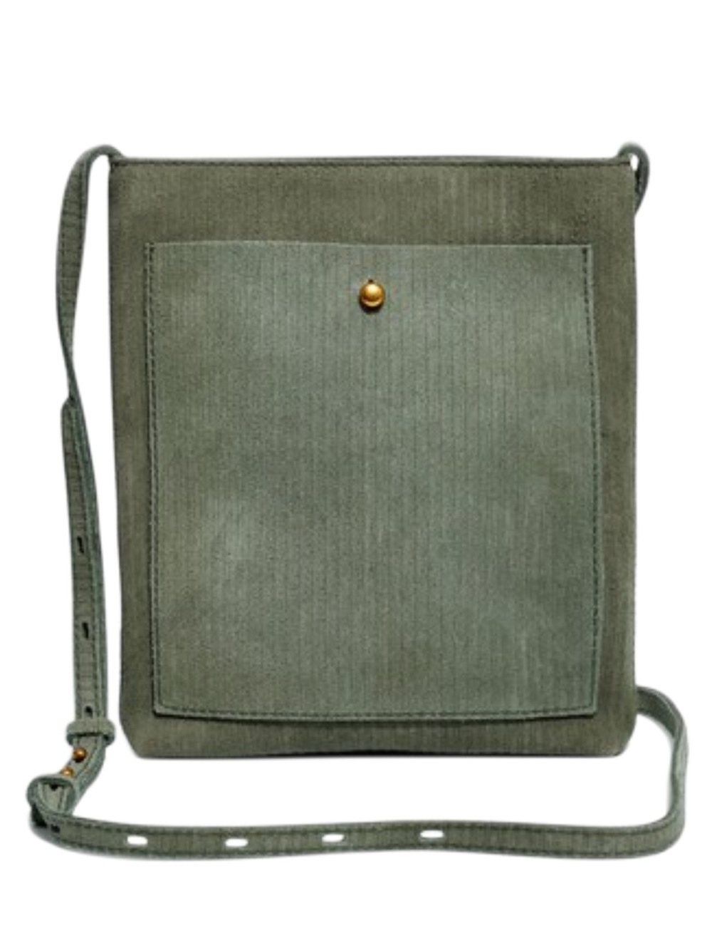 Madewell Slim Brooklyn Crossbody Bag Corduroy Suede Edition